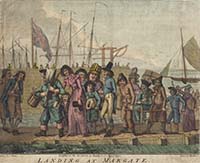 Landing at Margate 1790 | Margate History